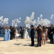 arco blanco boda