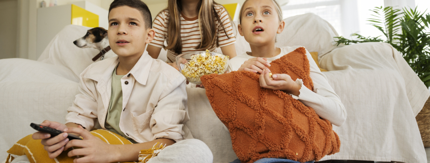 Tarde de cine en casa